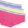 Calvin Klein Kids Girls' Modern Cotton Hipster Underwear 3-Pack, Shocking Pink/Hydrangea/Energy, Medium view 2