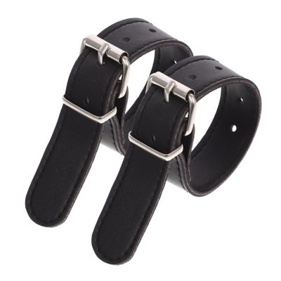 WHAMVOX Bike Front Basket Strap Sturdy Pu Leather Bike Basket Belt for Rack Accessories