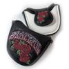 Grateful  Leather Grateful Roses Golf Mallet Putter Head Cover  Free U.S. Shipping! view 1