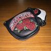 Grateful  Leather Grateful Roses Golf Mallet Putter Head Cover  Free U.S. Shipping! view 3