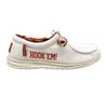 Vaccari Men's Nate Off White Longhorns Slip-On Loafers | Comfortable & Light-Weight Casual Shoes - Size 7 view 2