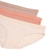 Calvin Klein Kids Girls' Modern Cotton Bikini Underwear 3-Pack, Sand/Rose Dawn/Cedar, Medium view 2