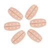 FRCOLOR 6pcs Non-slip Silicone Shoulder Pads for Women Breathable Invisible Gasket to Enhance Shoulder Shape Washable and Reusable for Everyday Use and Low Support