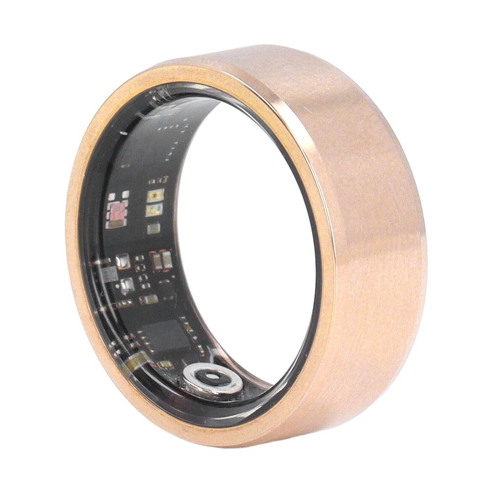 Yunseity Smart Ring Health, Wearable Fitness Pedometer with Sleep Data Monitoring, IP68 Bluetooth Smart Ring with 7 Days Battery Life for Men and Women (No. 9)