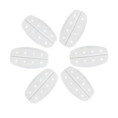 FRCOLOR 6pcs Breathable Silicone Shoulder Pads for Women Non- Invisible Gasket Comfortable and Washable Shoulder Strap Cushion for Clothing for Everyday Wear