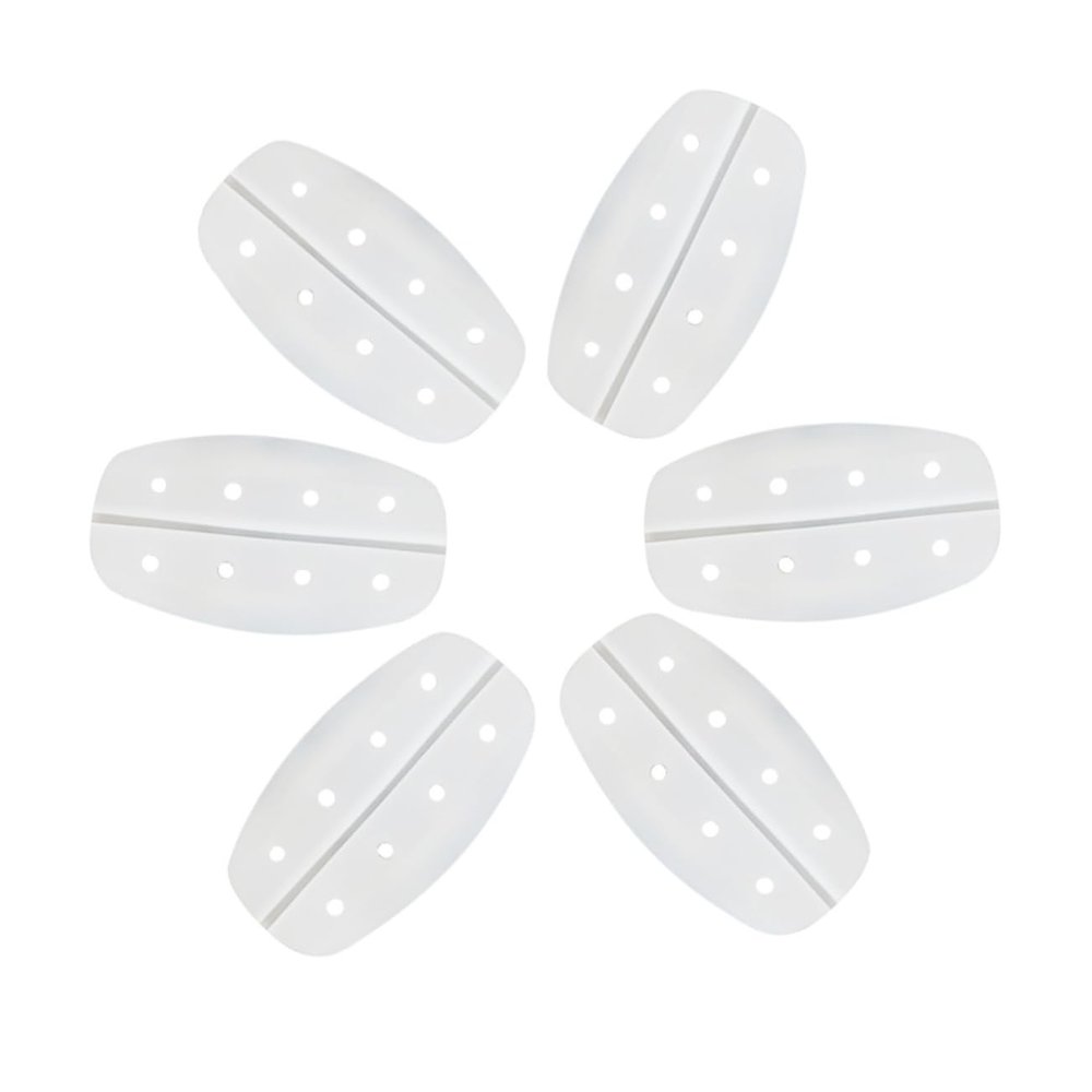 FRCOLOR 6pcs Breathable Silicone Shoulder Pads for Women Non- Invisible Gasket Comfortable and Washable Shoulder Strap Cushion for Clothing for Everyday Wear