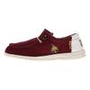 Vaccari Men's Nate Maroon/White TSU Bobcats Slip-On Loafers | Comfortable & Light-Weight Casual Shoes - Size 10 view 2