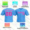 Custom Stripe Baseball Jerseys - Personalized Pinstripe Team Uniforms for Men, Women, Boys, Girls - Add Your Name, Number, Logo - Customized Baseball Shirts for Sports Fans, Teams, Events, Gifts view 4