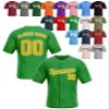 Custom Stripe Baseball Jerseys - Personalized Pinstripe Team Uniforms for Men, Women, Boys, Girls - Add Your Name, Number, Logo - Customized Baseball Shirts for Sports Fans, Teams, Events, Gifts view 1