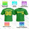 Custom Stripe Baseball Jerseys - Personalized Pinstripe Team Uniforms for Men, Women, Boys, Girls - Add Your Name, Number, Logo - Customized Baseball Shirts for Sports Fans, Teams, Events, Gifts view 4
