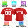Custom Stripe Baseball Jerseys - Personalized Pinstripe Team Uniforms for Men, Women, Boys, Girls - Add Your Name, Number, Logo - Customized Baseball Shirts for Sports Fans, Teams, Events, Gifts view 4