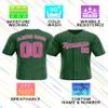 Custom Stripe Baseball Jerseys - Personalized Pinstripe Team Uniforms for Men, Women, Boys, Girls - Add Your Name, Number, Logo - Customized Baseball Shirts for Sports Fans, Teams, Events, Gifts view 4