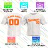 Custom Stripe Baseball Jerseys - Personalized Pinstripe Team Uniforms for Men, Women, Boys, Girls - Add Your Name, Number, Logo - Customized Baseball Shirts for Sports Fans, Teams, Events, Gifts view 2