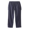 Silverts Men's Open Back Magnetic Fly Pants - Adaptive Clothing for Elderly Daily Living - Senior Dressing Mobility Aid for Disabled - Snap Buttons and Elastic Waist Pants - Navy LGE view 1