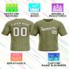Custom Stripe Baseball Jerseys - Personalized Pinstripe Team Uniforms for Men, Women, Boys, Girls - Add Your Name, Number, Logo - Customized Baseball Shirts for Sports Fans, Teams, Events, Gifts view 4