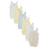 Bambini Baby Boy 6 Pc One Piece and Tank Tops, Small, White view 1