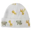 Bambini NC-0255 Unisex Printed Baby Cap, White - Newborn view 1