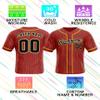 Custom Stripe Baseball Jerseys - Personalized Pinstripe Team Uniforms for Men, Women, Boys, Girls - Add Your Name, Number, Logo - Customized Baseball Shirts for Sports Fans, Teams, Events, Gifts view 4