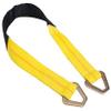 Bookazine 2 x 21 in. Axle Straps with Abrasive Sleeve & Delta Ring Yellow - 20 Piece view 1