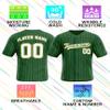 Custom Stripe Baseball Jerseys - Personalized Pinstripe Team Uniforms for Men, Women, Boys, Girls - Add Your Name, Number, Logo - Customized Baseball Shirts for Sports Fans, Teams, Events, Gifts view 4