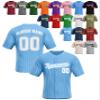 Custom Stripe Baseball Jerseys - Personalized Pinstripe Team Uniforms for Men, Women, Boys, Girls - Add Your Name, Number, Logo - Customized Baseball Shirts for Sports Fans, Teams, Events, Gifts view 1