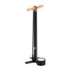 LEZYNE Steel Floor Drive 3.5 High Pressure Bicycle Floor Pump with 3.5" Analog Gauge - Durable 220 PSI Tire Air Pump for Road/Track Bikes - ABS-1 Pro Chuck Fits Presta & Schrader Valve - Flat Black view 1