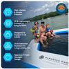 Inflatable Water Mat by Paradise Pad - 11ft Hexagon Floating Mat for Lake with Mesh | Water Hammock Floating Mats view 4