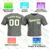 Custom Stripe Baseball Jerseys - Personalized Pinstripe Team Uniforms for Men, Women, Boys, Girls - Add Your Name, Number, Logo - Customized Baseball Shirts for Sports Fans, Teams, Events, Gifts view 4