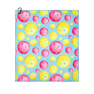 CEMGYIUK Microfiber Pickleball Towels with Carabiner Clip,Pickleball Towels Tennis Towels,Fashion Prints Funny Golf Towel,Pickleball Gifts,Tennis Gifts,Golf Gift for Women,Golf Accessories and Gifts
