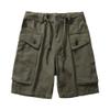 Men's Loose Fit Cargo Shorts Lightweight Pocket Casual Outdoor Short Relaxed Fit Classic Hiking Short Pants (Green,Large) view 1