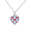 Crabs Urn Necklace for Ashes Personalized Pet Cremation Jewelry Heart Urn Pendant for Men Women view 1