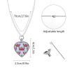 Crabs Urn Necklace for Ashes Personalized Pet Cremation Jewelry Heart Urn Pendant for Men Women view 3