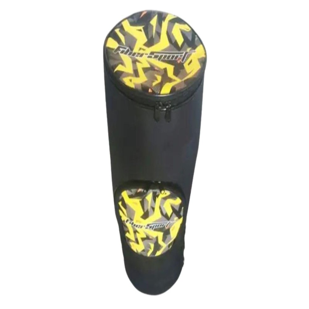 FiberSport Discus Bag, Track & Field Throwing Gear Backpack, Holds 3 Discus,Discus Carrier with Shoe & Accessory Compartments, Lightning