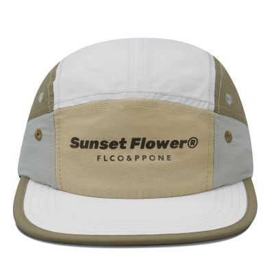 CLAPE 5 Panel Hats for Men Women Lightweight Quick-Drying Vintage Camper Hat Flat Bill Baseball Cap Running Hat
