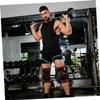 NOLITOY Elastic Compression Knee Brace Protector Sleeve for Sports Lightweight Knee Pad for Basketball Climbing and Outdoor Activities Red view 2