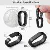 TISUR Titanium Key Chain Rings+Titanium Key Chain Clip Hook view 3
