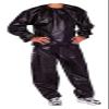 Sweat Suit - Sauna Suit For Losing Weight, Unisex Sweat Suit/sauna, Sauna Suits Training Suit Thermal Fitness Suit Boxing MMA Men's Abdominal Path Gym Fitness Running Sauna Suits ( Color : Black , Siz view 1