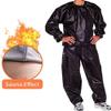 Sweat Suit - Sauna Suit For Losing Weight, Unisex Sweat Suit/sauna, Sauna Suits Training Suit Thermal Fitness Suit Boxing MMA Men's Abdominal Path Gym Fitness Running Sauna Suits ( Color : Black , Siz view 3