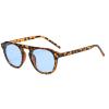mincl Retro Square Rivets Sunglasses Men Fashion Dark Green Yellow Shades UV400 Trending Women Pilot Sun Glasses (blue) view 2