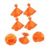 Yardwe Soccer Penalty Flag Kit 4pcs Football Flags Orange Sports Game Accessory Referee Kit view 4