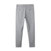JEsilunmaMY Men's Stretch Slim Tapered Pants Solid Color Casual Cropped Pants Workout Running Joggers Cotton Pencil Pants (Light Grey,29) view 2