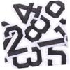 Happyyami 2sets Stickers for T-Shirt Decoration Self-Adhesive Sports Shirt Stickers Numbers for Helmets Jeans and Bags Versatile Clothing Repair Patches view 3