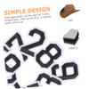 Happyyami 2sets Stickers for T-Shirt Decoration Self-Adhesive Sports Shirt Stickers Numbers for Helmets Jeans and Bags Versatile Clothing Repair Patches view 4