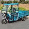 Electric Tricycle Cover SANBENGZI Awning,Rainproof Tarpaulin Ideal for Carrying Cargo Electric Powered Tricycles ( Color : Blue , Size : L ) view 1