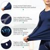 Men's Compression Shirts Long Sleeve Workout Baselayer Quick Dry Athletic T Shirts Sport Running Tops 1/2 Pack view 3