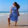 HUUSA Women's 2 Piece Beach Dress Crochet Coverups 2026 Summer Swimwear Knit Bathing Suit Hollow Out Split Swimsuit Holiday Beachwear Blue XL view 2