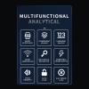 Fingerprint Password Safe, Smart Mini Portable Pistol Case with Sound Prompt and Emergency Power Supply Function, 0..3s Fast Identification, Support Mobile Phone APP Control view 3