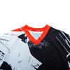 Kids Mountain Bike Shirts Child Cycling Jersey for Girls Boys Youth Long Sleeve Clothing MTB Bicycle Downhill BMX Tops Red view 4