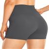 2024 Women's Latest Workout Yoga Shorts - Premium Soft Solid Stretch Cheerleader Running Dance Volleyball Short Pants view 4