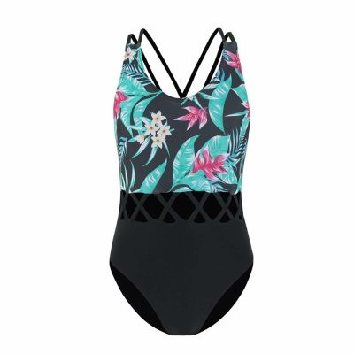 AIMAOMI Swimsuit for Girls One Piec UPF50+ Sun Protectio Swimming Suit Girls Swimsuit Cute (Sky Blue, 8-10Years)